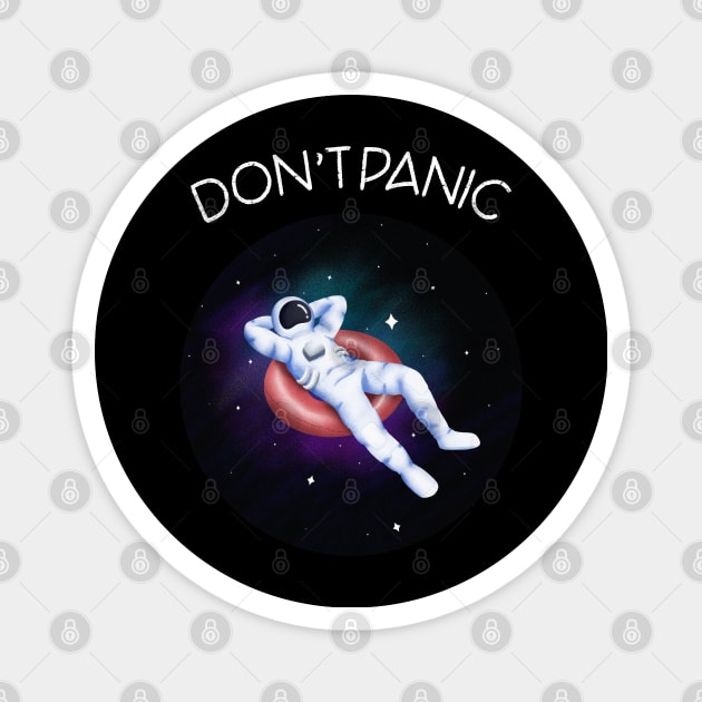 Don't panic Magnet by StarWheel